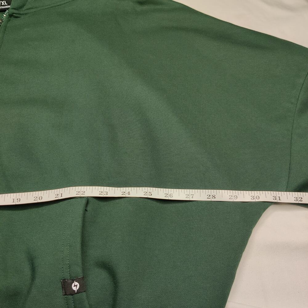 Popflex Full Zip Oversized Cloud Hoodie Game Time Green Large XL Athleisure - Picture 15 of 16